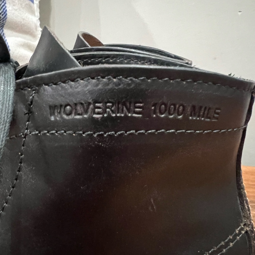 Wolverine 1000 Mile Women's Boot W05455 Black Size 8 - Picture 4 of 10